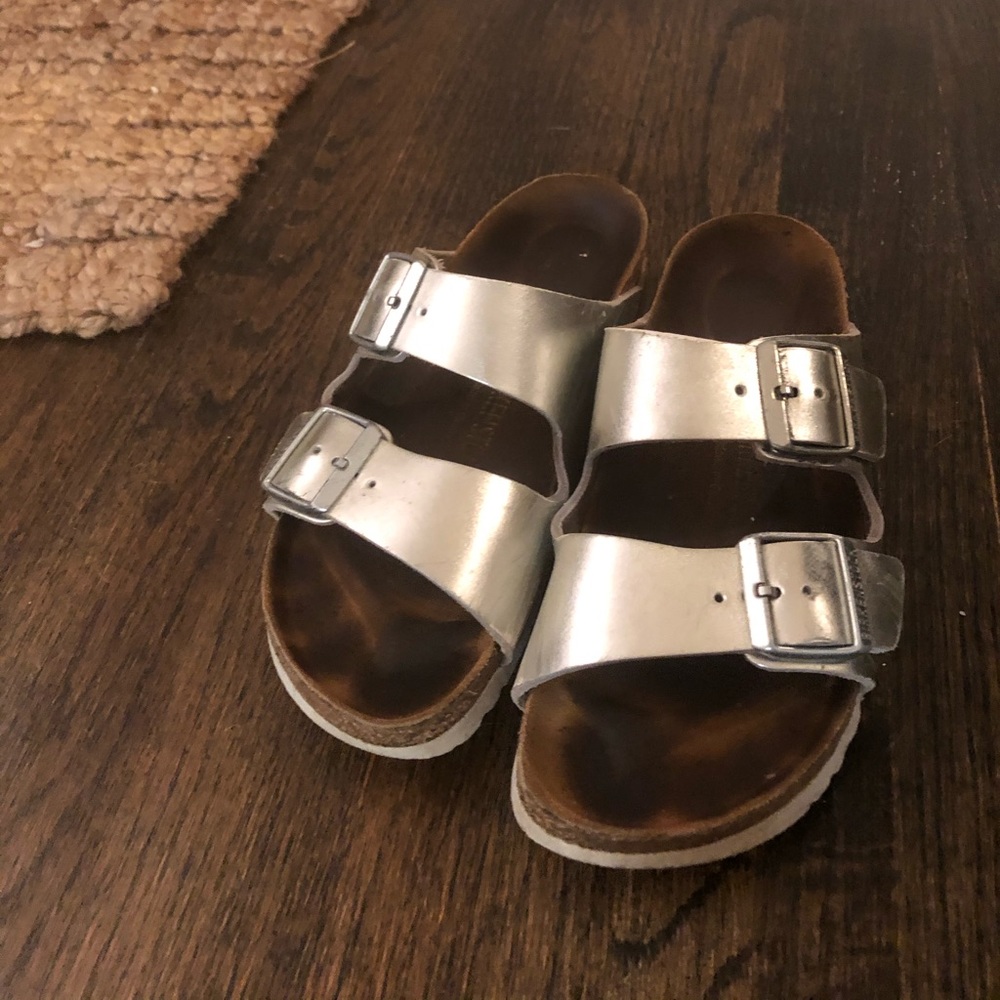 Metallic Birkenstock Sandals
